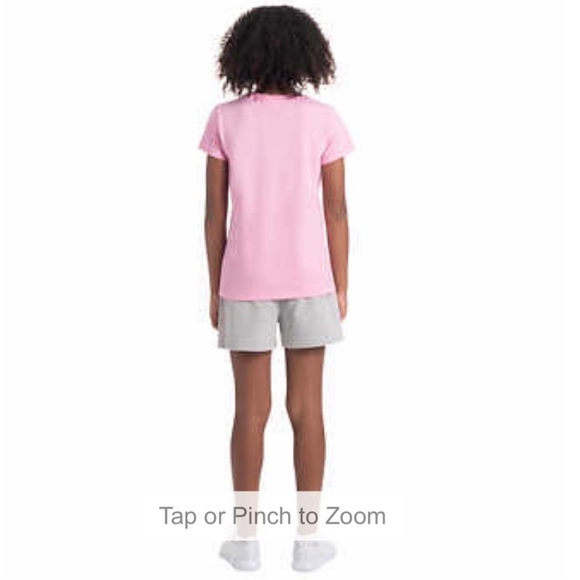 NWT PUMA Youth Girls 4-piece Set - White/Pink Set - M - Picture 7 of 10